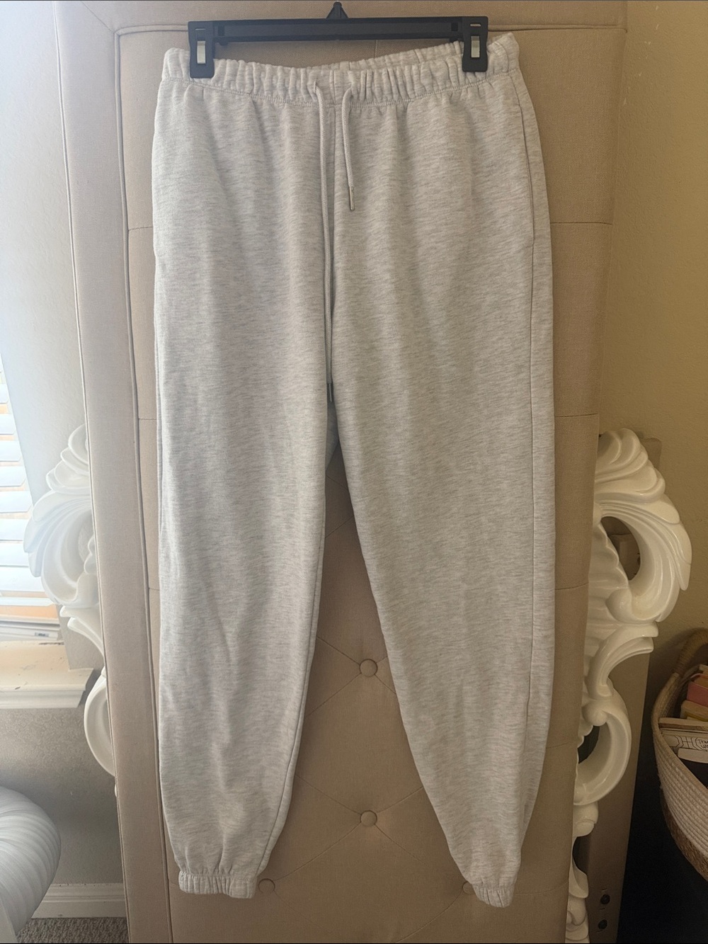 Garage Light Gray Men's Sweatpants with Drawstring